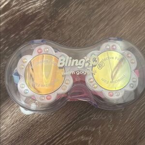 Bling2O Kids Swim Goggles with Colorful Lenses